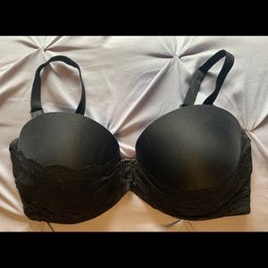 2/$15 💜 Le Vie en Rose black strapless bra